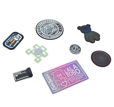 3D Pvc kauchuk silikon yamalar teg yorlig'i